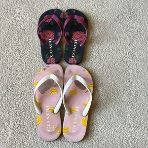 Coach Flip Flops
